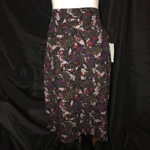 NWT Lularoe Cassie Floral Skirt XL
